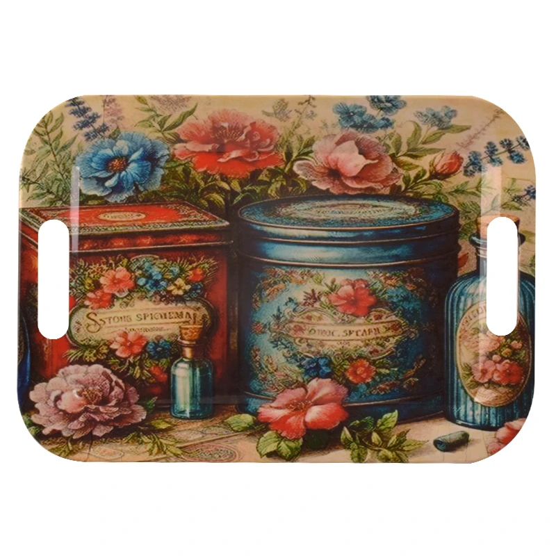 سینی ملامین طرح لوتوس مدل 20042