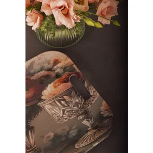 قیمت سینی ملامین پذیرایی مدل 20042 طرح گل رز