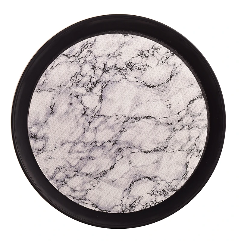 سینی پلاستیکی بدون دسته مدل S-6002-84 طرح مرمر