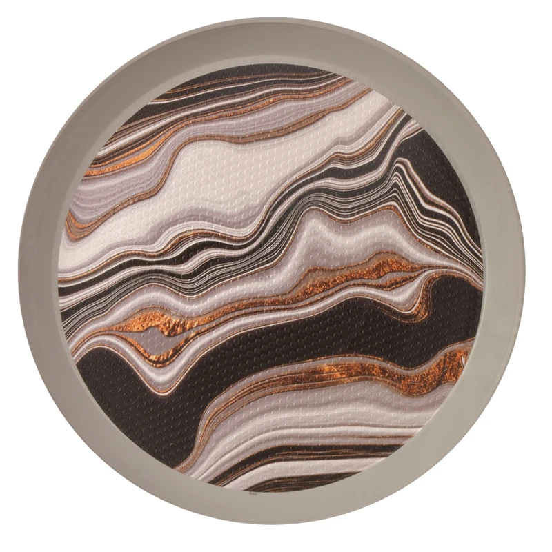 سینی پذیرایی ملامین مدل 6001 طرح مرمر