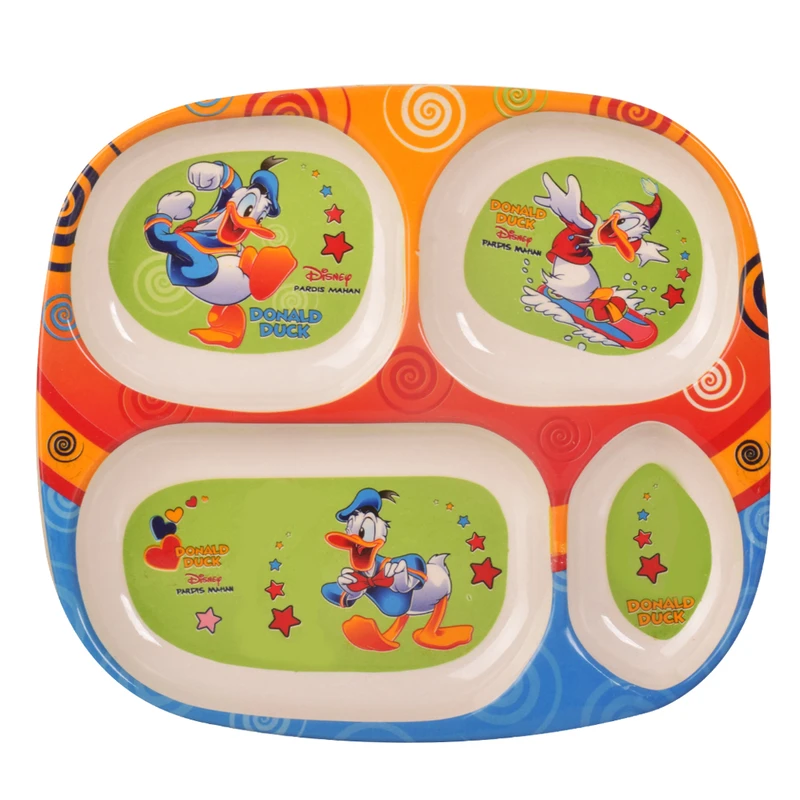 بشقاب ملامین کودک مدل 5042 طرح Donald Duck